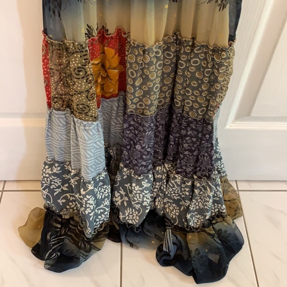 Colourful summer patterned dress - Picture 3 of 3